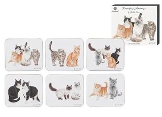 Purrrfect Moments Cat Coasters