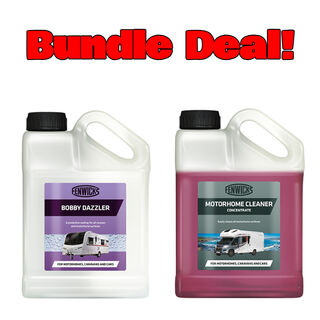 Fenwicks Motorhome Cleaner Concentrate and Bobby Dazzler Combo 1.0L Bundle Deal