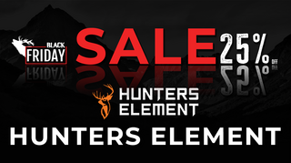 Black Friday Sale - 25% Off all Hunters Element Gear | Wild Outdoorsman - Fishing and Firearms NZ