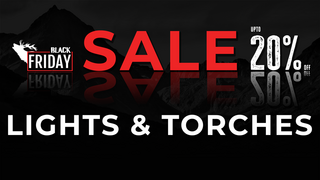 Black Friday Sale - 20% Off All Lights and Torches | Wild Outdoorsman - Fishing and Firearms NZ