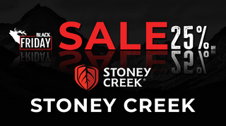 Black Friday Sale - 25% Off All Stoney Creek Gear | Wild Outdoorsman - Fishing and Firearms NZ