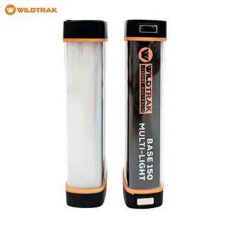 Wildtrak Base 150 Rechargeable Multi Light and Power Bank Twin Pack