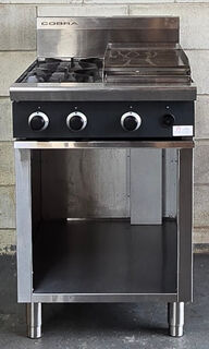 Cobra 2 Burner + Griddle on Cabinet Base - Nat Gas - Used - $1695 + GST