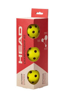 Head Championship 40 Hole Outdoor Pickleball 3 Pack