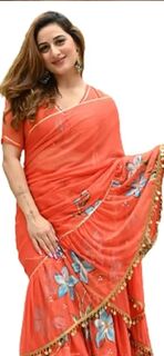 Elevate your elegance with this red readytowear saree