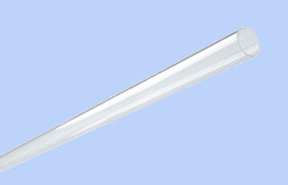 Quartz Tube 340mm x 22mm Open Both Ends