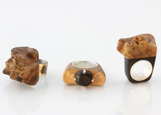 Trio of Walnut rings