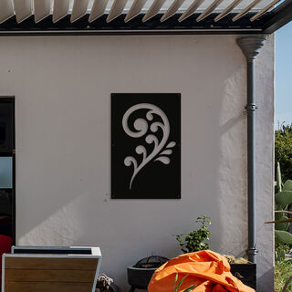 Outdoor Garden Art - Koru - Stencil