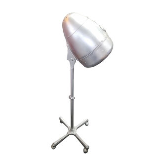 Silver Hair Dryer Units (H: 1.55m x Base W: 0.45m x 0.45m)