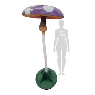Toadstool Large Purple Top (H: 2m x D: 0.85m)
