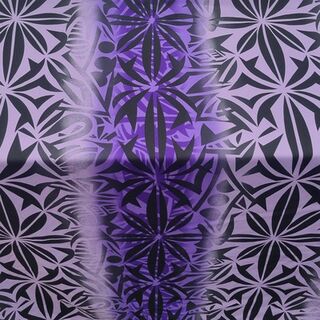 Tropical Island Fabric Drop Purple (H: 3m x W: 1.45m) One End Sleeved