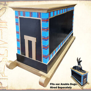 Anubis Dog Base (H: 60cm x L: 97cm x Width at top: 38cm x Width at bottom: 42cm)