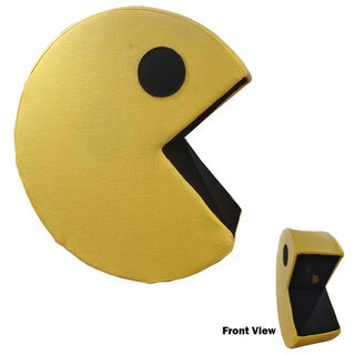Pacman Characters - Yellow Pacman Fluffy Wearable (H: 1.3m).