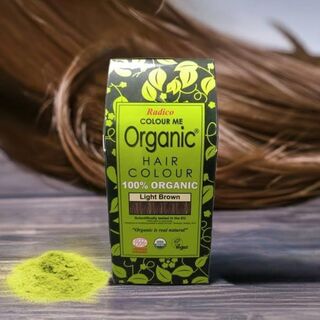Organic Henna Colour Light Brown Radico 100 percent Cert