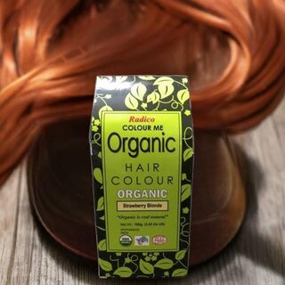 Organic Henna Strawberry Blonde Radico 100 percent Cert