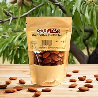 ALMOND ROASTED SALTED 100g