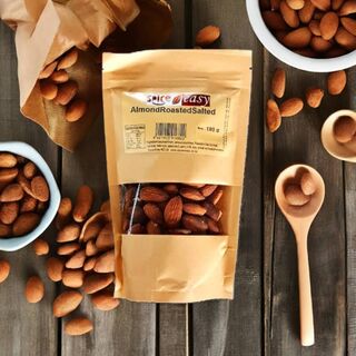 Almond roasted salted 180g
