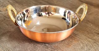 Copper Kadai Medium