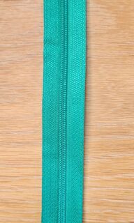 Bright green zipper tape