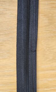 Navy blue zipper tape