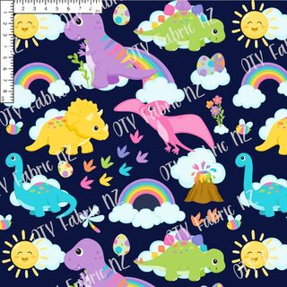 Pastel rainbow Dinos - Exclusive