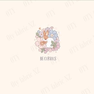 Be curious bunny panel