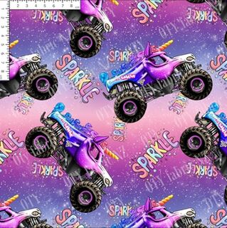 Sparkle Unicorn Monster trucks