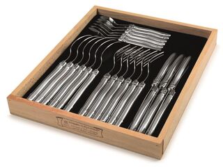 Andre Verdier Laguiole Cutlery Canteen Set 24 Piece Stainless Steel