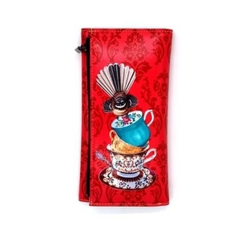 LONG WALLET FANTAIL ON TEACUP