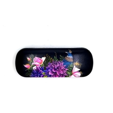 GLASSES CASE TUI w CROWN FLORAL