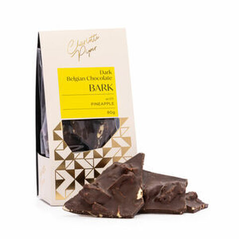 PINEAPPLE BARK - DARK CHOCOLATE 80gm