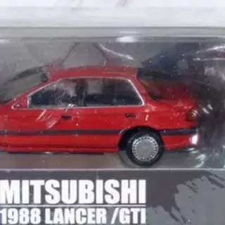 1:64 MITSUBISHI LANCER GTI 1988 -- RED -- BM CREATIONS