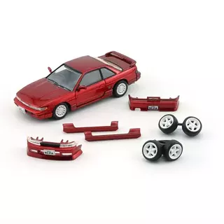 1:64 NISSAN SILVIA S13 -- RED -- BM CREATIONS