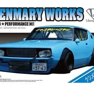 KenMary Works 2Dr Nissan Skyline 2014Version - Aoshima 1/24