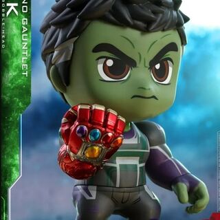 Hot Toys Avengers Endgame Hulk w/ Nano Gauntlet Figure Cosbaby