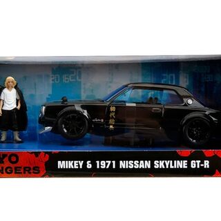 Jada Tokyo Revengers Mikey & 1971 Nissan Skyline GT-R 1/24 Scale Vehicle & 2.75