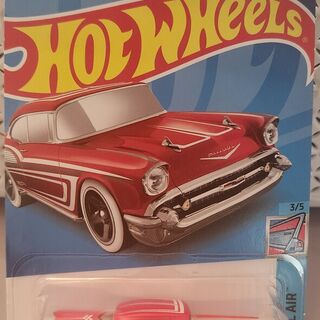 Hot Wheels Chevy Bel Air 3/5 1957 Chevy Bel Air  - Red