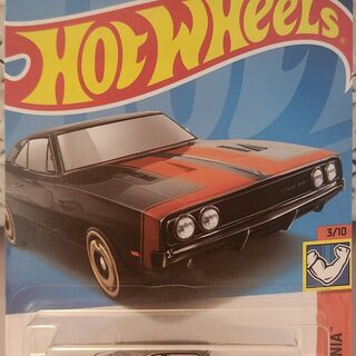 Hot Wheels Muscle Mania 3/10 1969 DodgeCharger 500 - Charcoal