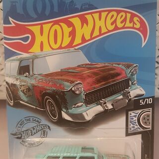 Hot Wheels Rod Squad 5/10 1955 Chevy Nomad Classic