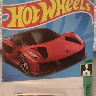 Hot Wheels HW Green Speed 3/10 Lotus Evija - Red