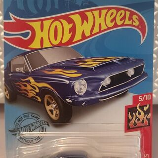 Hot Wheels HW Flames 5/10 1968 Shelby GT500 - Blue