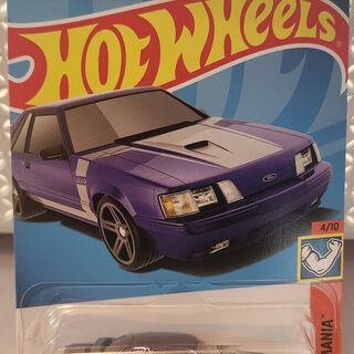 Hot Wheels Muscle Mania 4/10 1984 Mustang SVO - Purple