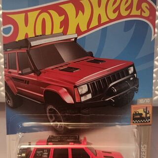 Hot Wheels Baja Blazers 10/10 1995 Jeep Cherokee - Red