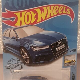 Hot Wheels Factory Fresh 2/10 2017 Audi RS 6 Avant - Blue