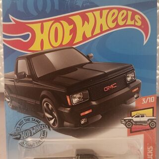 Hot Wheels HW Hot Trucks 3/10 1991 GMC Syclone - Black