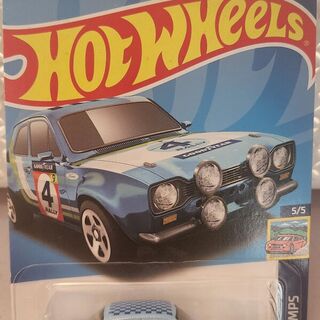 Hot Wheels Rally Champs 5/5 Ford Escort RS1600  - Blue