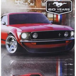 Hot Wheels Silver Series The Mustang 60 Years '69 Ford Mustang Boss 302 1/64