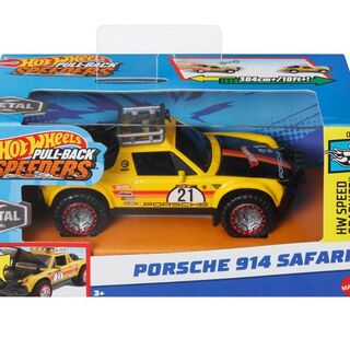 Hot Wheels Pullback Speeders Porsche 914 Safari