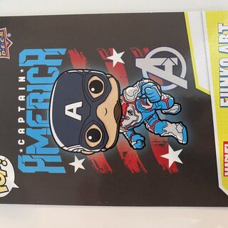 Captain America Funko Art 2023 Marvel Funko Upper Deck Card #5