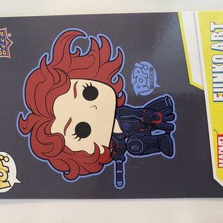 Black Widow Funko Art 2023 Marvel Funko Upper Deck Card #4